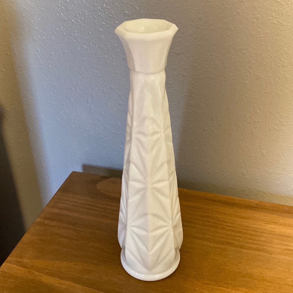 Vintage Milk Glass Vase